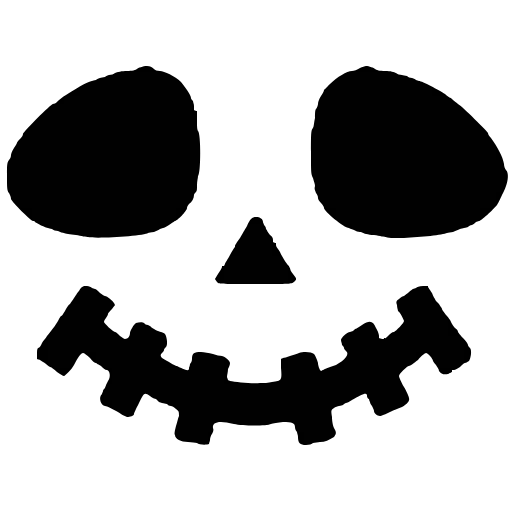 🎃 Эмодзи «Halloween font, адаптивные, цвет меняется на тёмной теме» для Telegram