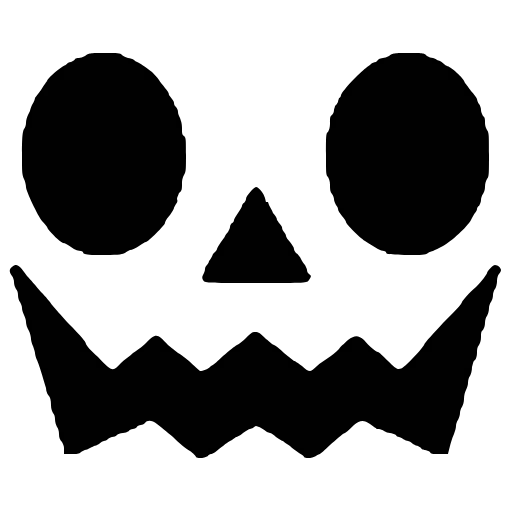 🎃 Эмодзи «Halloween font, адаптивные, цвет меняется на тёмной теме» для Telegram