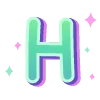 🔠 Эмодзи «#decor #fonts #halloween #static» для Telegram