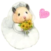 👰‍♀️ Эмодзи «🌼 Набор эмоджи с Хомячком» для Telegram