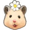 🌼 Эмодзи «🌼 Набор эмоджи с Хомячком» для Telegram
