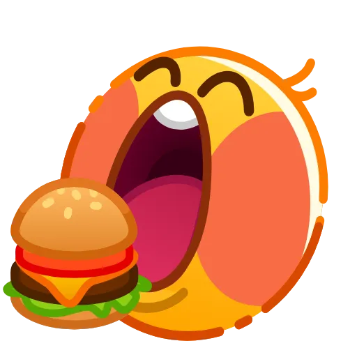 🍔 Эмодзи «Hand Drawn Emoji - эмоджи в стиле рисованных» для Telegram
