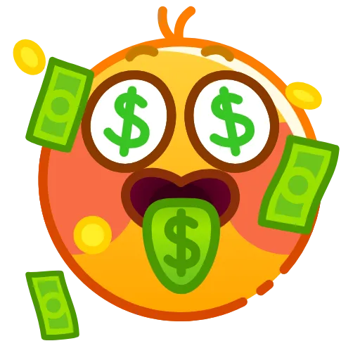 🤑 Эмодзи «Hand Drawn Emoji - эмоджи в стиле рисованных» для Telegram