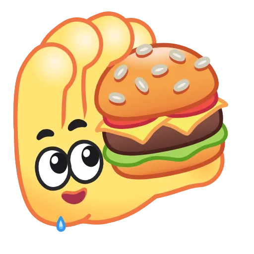 🍔 Эмодзи «Hand Emoji» для Telegram