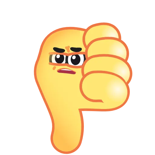 👎 Эмодзи «Hand Emoji» для Telegram