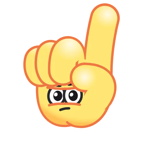 ☝️ Эмодзи «Hand Emoji» для Telegram