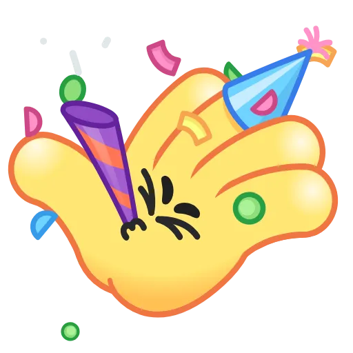 🥳 Эмодзи «Hand Emoji» для Telegram