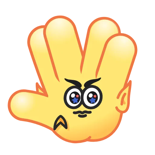 🖖 Эмодзи «Hand Emoji» для Telegram