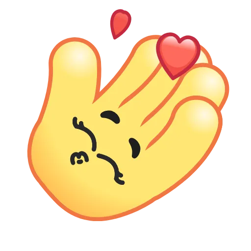 😘 Эмодзи «Hand Emoji» для Telegram