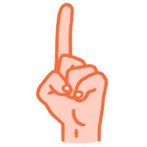 ☝ Эмодзи «Hands» для Telegram