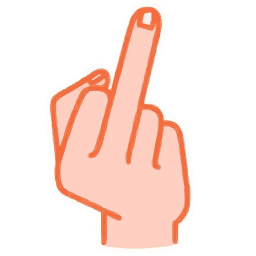 🖕 Эмодзи «Hands» для Telegram