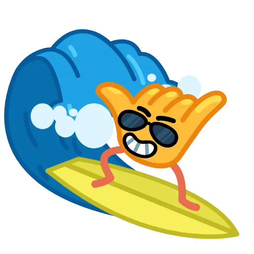 🏄 Эмодзи «Руки» для Telegram