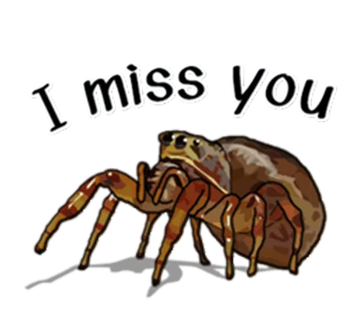 ❤ Стикер «Handsome Spider» для Telegram