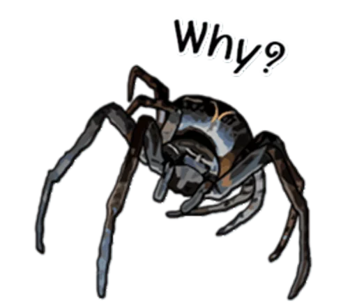 ❔ Стикер «Handsome Spider» для Telegram