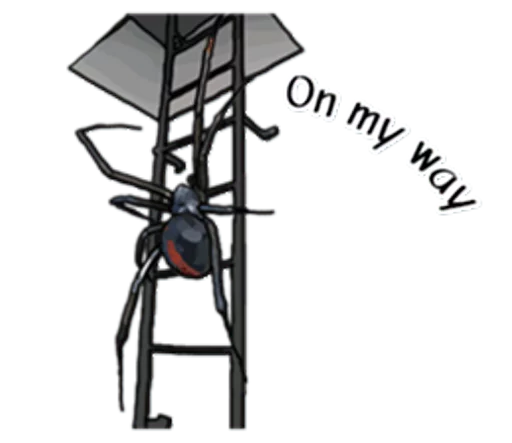🚶 Стикер «Handsome Spider» для Telegram