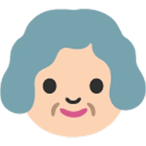 👵 Стикер «Animated Hangouts • Blob Emoji» для Telegram
