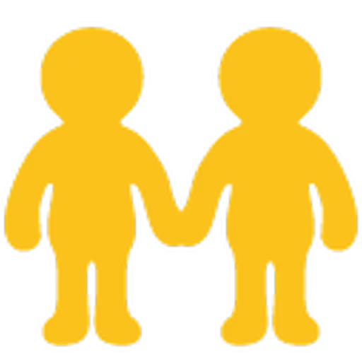 👬 Стикер «Animated Hangouts • Blob Emoji» для Telegram