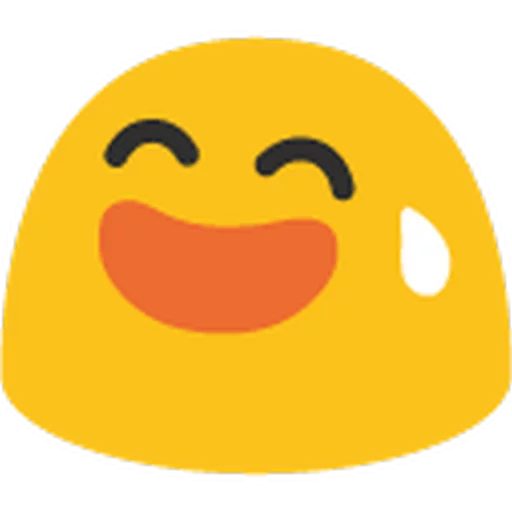 😅 Стикер «Animated Hangouts • Blob Emoji» для Telegram