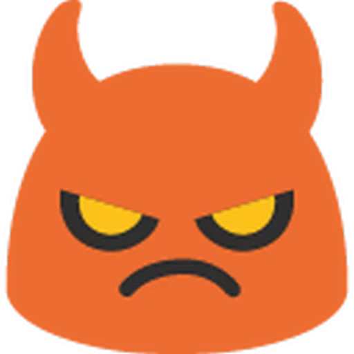 👿 Стикер «Animated Hangouts • Blob Emoji» для Telegram