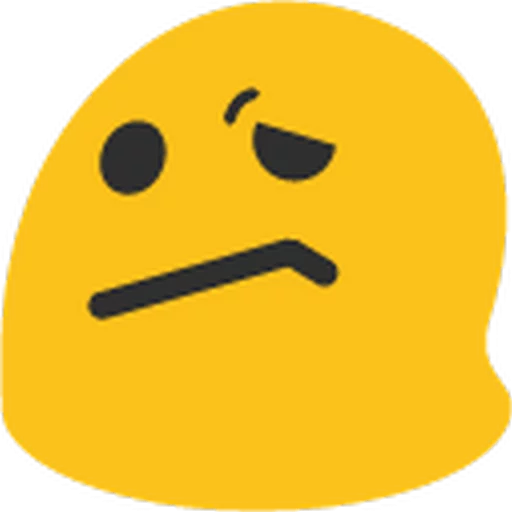 😕 Стикер «Animated Hangouts • Blob Emoji» для Telegram