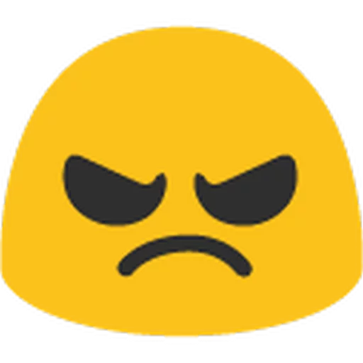 😡 Стикер «Animated Hangouts • Blob Emoji» для Telegram