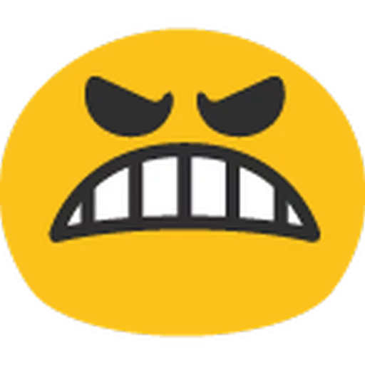😡 Стикер «Animated Hangouts • Blob Emoji» для Telegram