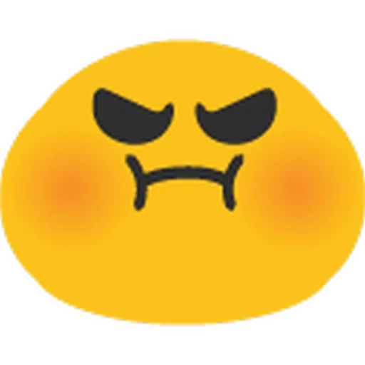 😡 Стикер «Animated Hangouts • Blob Emoji» для Telegram