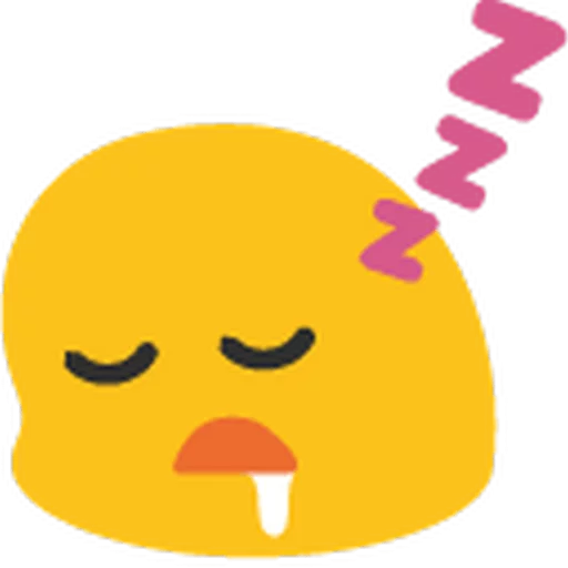 😪 Стикер «Animated Hangouts • Blob Emoji» для Telegram