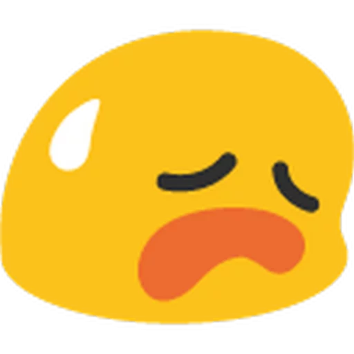 😥 Стикер «Animated Hangouts • Blob Emoji» для Telegram