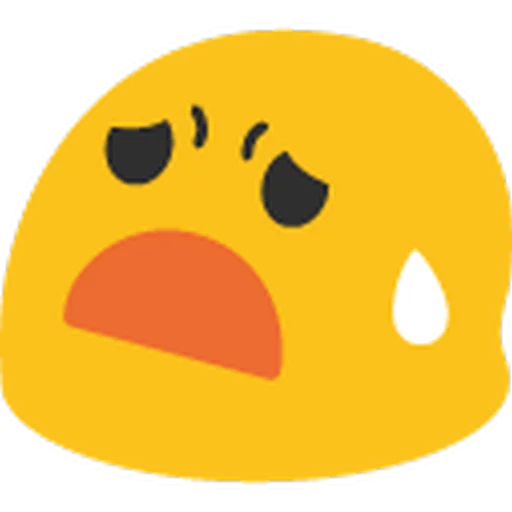 😥 Стикер «Animated Hangouts • Blob Emoji» для Telegram
