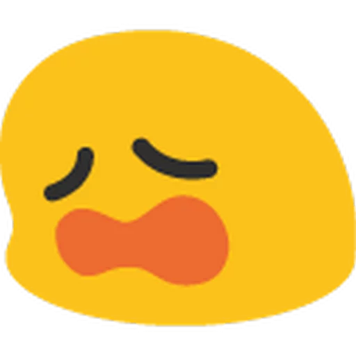 😩 Стикер «Animated Hangouts • Blob Emoji» для Telegram