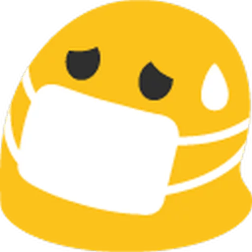 😷 Стикер «Animated Hangouts • Blob Emoji» для Telegram