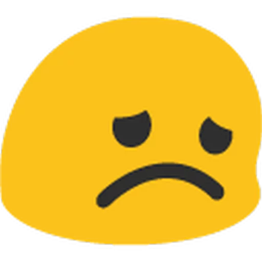 😞 Стикер «Animated Hangouts • Blob Emoji» для Telegram