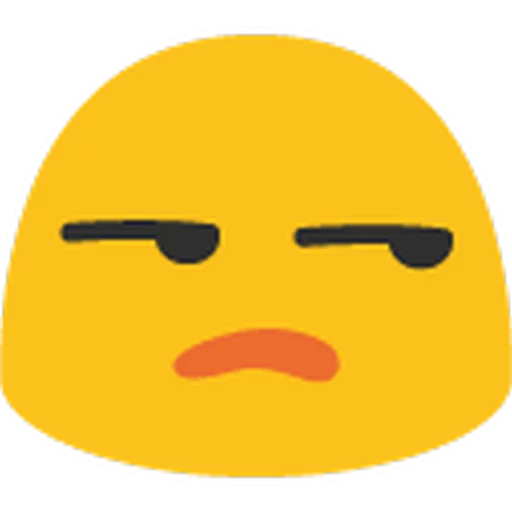 😒 Стикер «Animated Hangouts • Blob Emoji» для Telegram