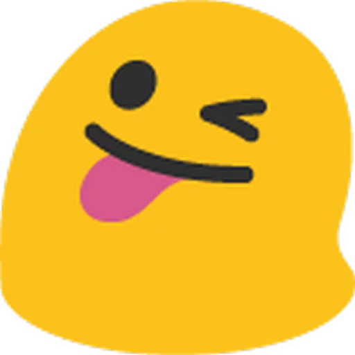 😜 Стикер «Animated Hangouts • Blob Emoji» для Telegram