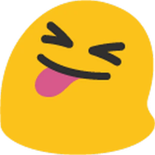 😝 Стикер «Animated Hangouts • Blob Emoji» для Telegram