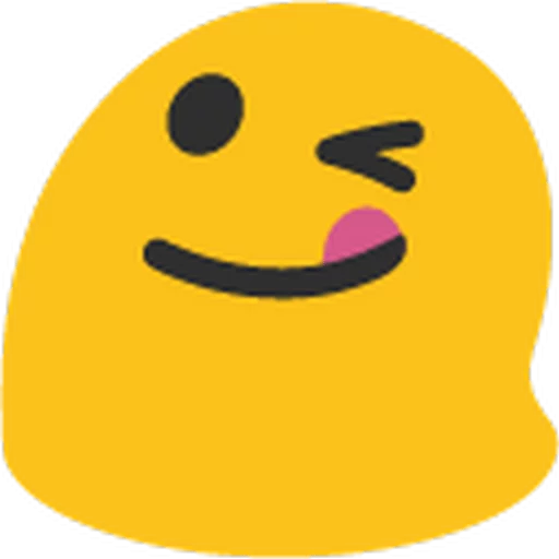😋 Стикер «Animated Hangouts • Blob Emoji» для Telegram