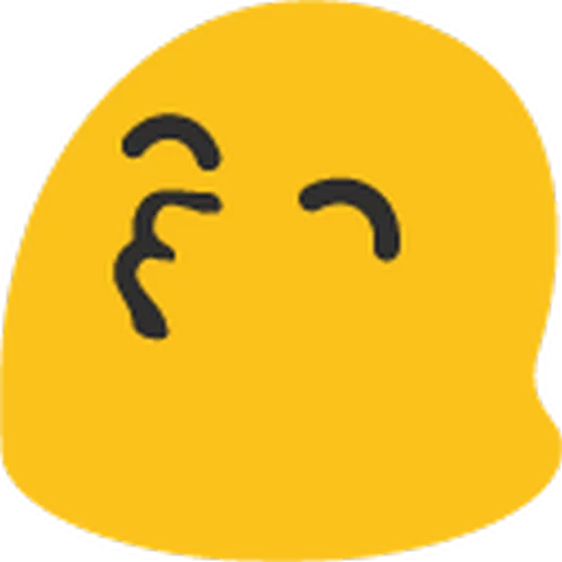 😙 Стикер «Animated Hangouts • Blob Emoji» для Telegram