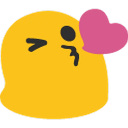 😘 Стикер «Animated Hangouts • Blob Emoji» для Telegram
