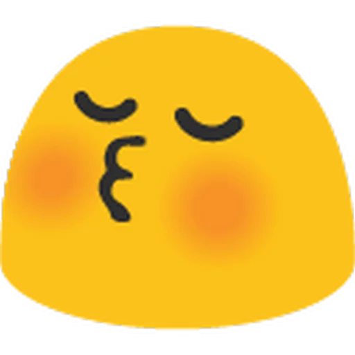 😚 Стикер «Animated Hangouts • Blob Emoji» для Telegram