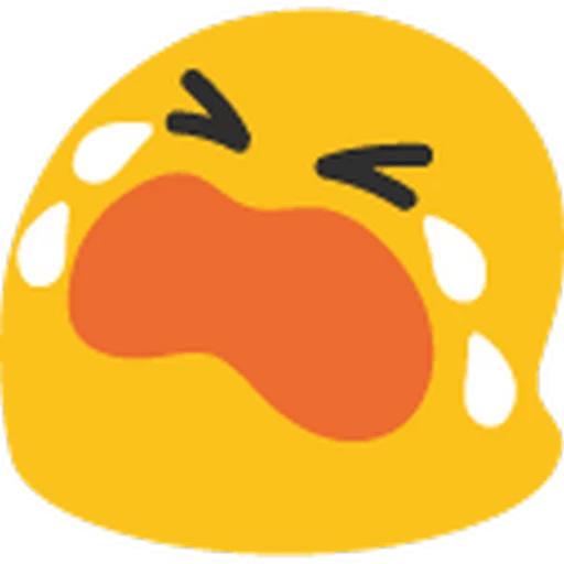 😭 Стикер «Animated Hangouts • Blob Emoji» для Telegram