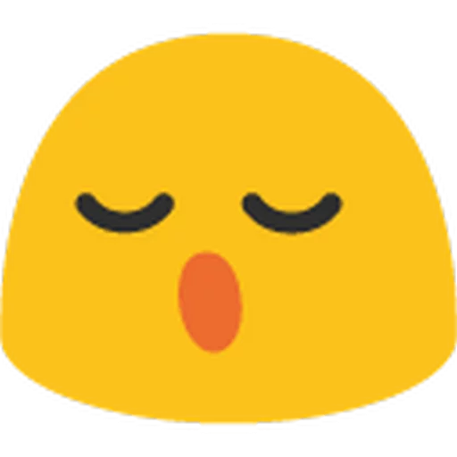 😪 Стикер «Animated Hangouts • Blob Emoji» для Telegram