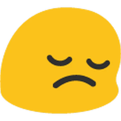 😞 Стикер «Animated Hangouts • Blob Emoji» для Telegram