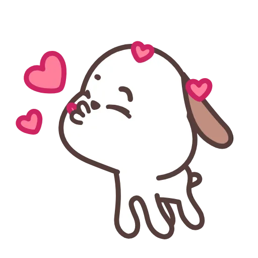 😘 Эмодзи «Hao Pup» для Telegram