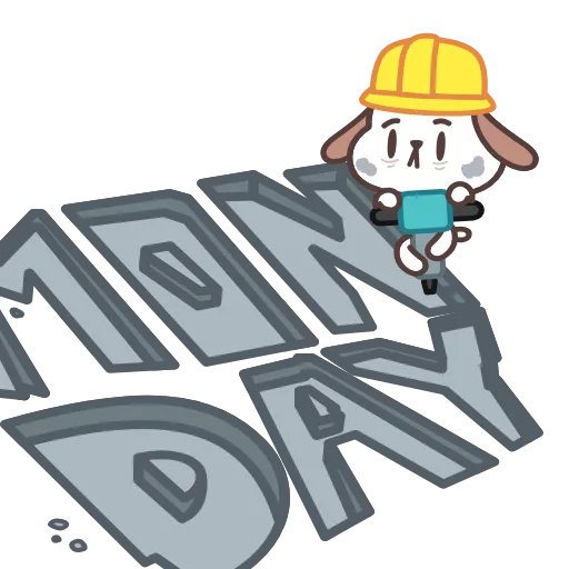 👷 Эмодзи «Hao Pup» для Telegram