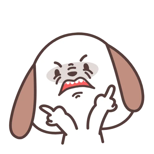 🖕 Эмодзи «Hao Pup» для Telegram