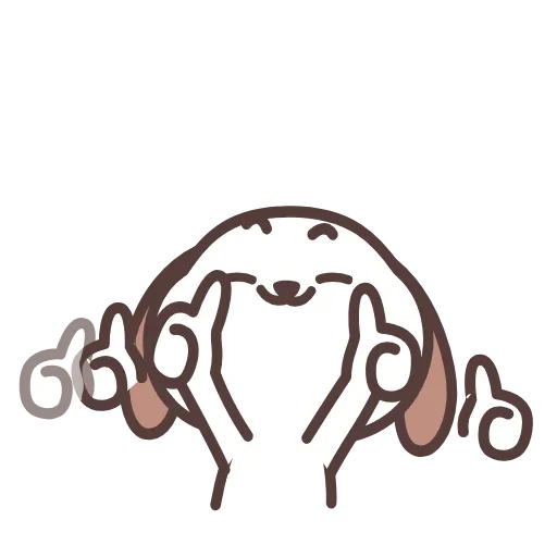 👍 Эмодзи «Hao Pup» для Telegram