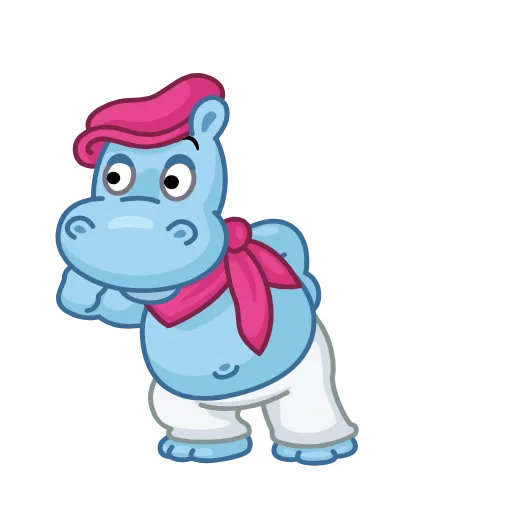 👍 Стикер «Hippos» для Telegram