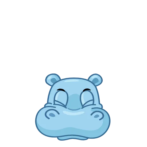 🤯 Стикер «Hippos» для Telegram