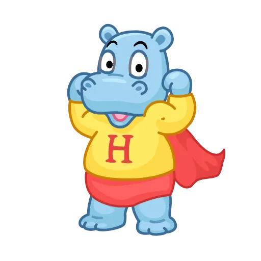 💪 Стикер «Hippos» для Telegram